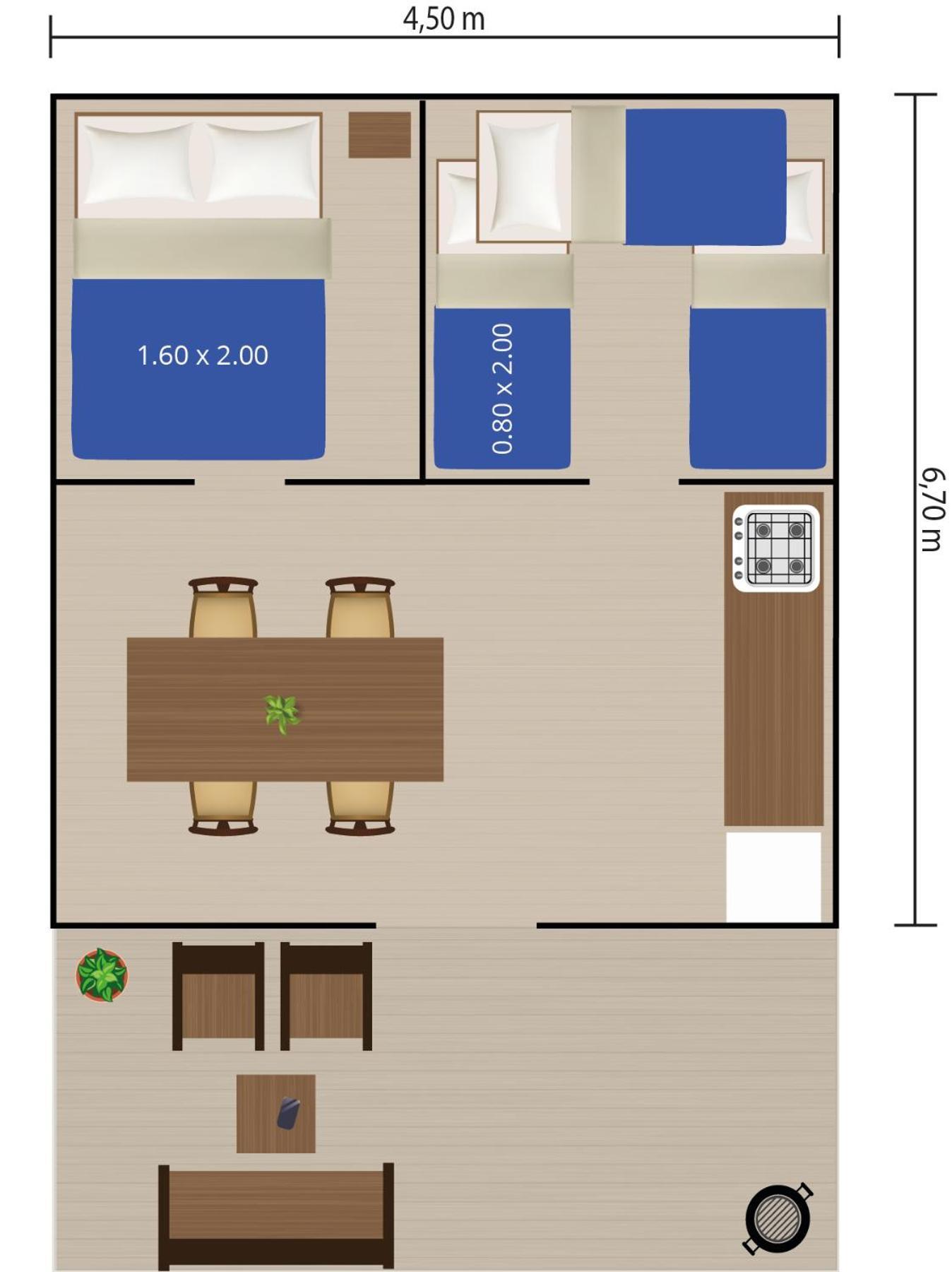Easyatent Safari Tent Park Umag Chambre photo